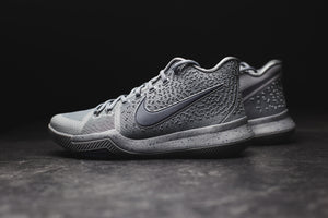 Nike Kyrie 3 " Cool Grey " Available SAT 3.18.17