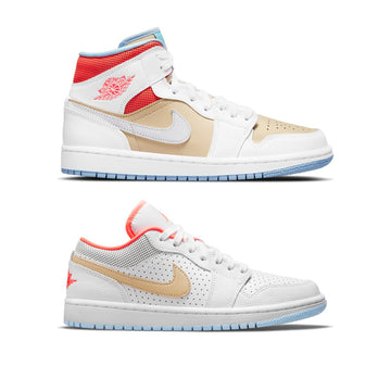 W Air Jordan 1 Low & Mid 