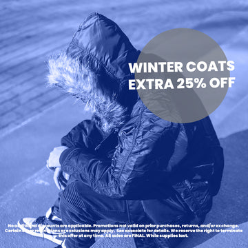 Extra 25% Off Winter Coats!