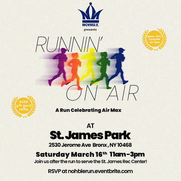 Join Us For Nohble Runnin' On Air