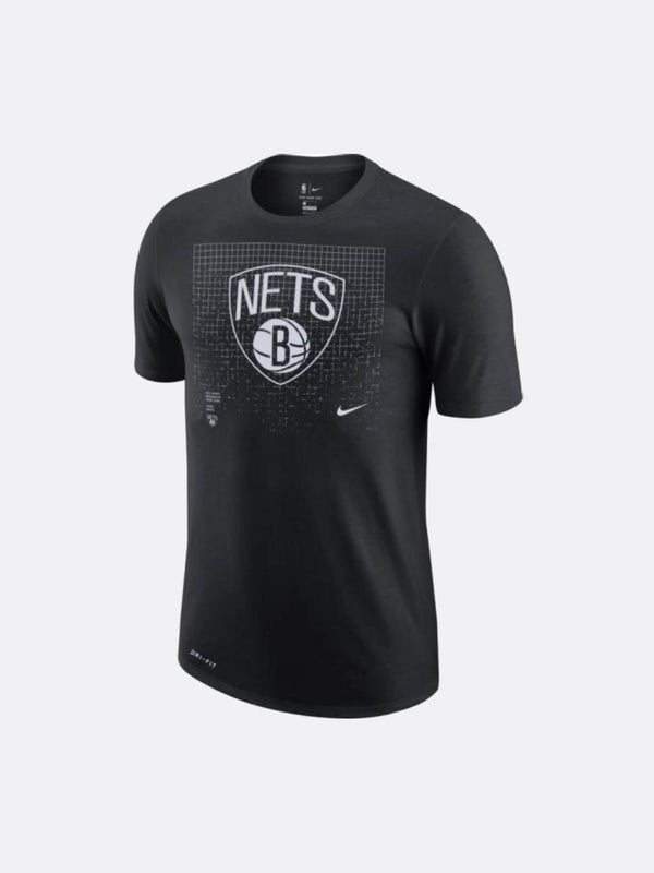 Nike - Men - Brooklyn Nets Logo Grid Tee - Black