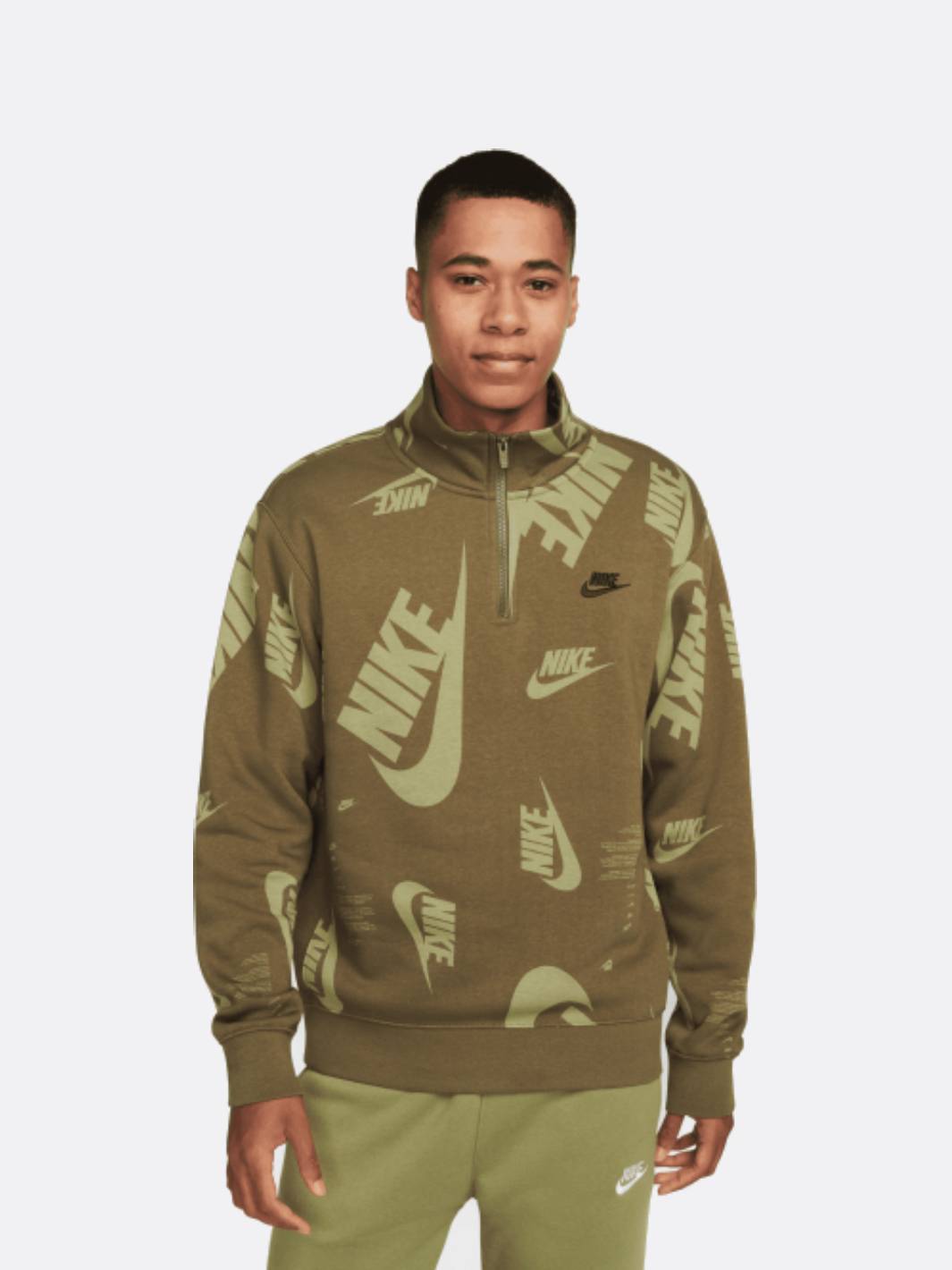 Nike Apparel Nike Club Aop Hoodie Nike Club Fleece AOP Pullover