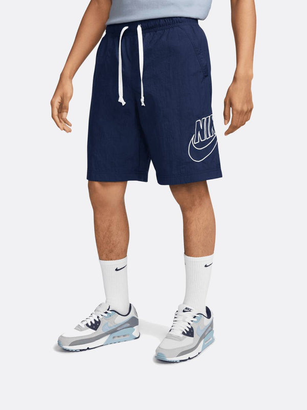 Nike - Men - Club Alumni Woven Short - Midnight Navy/White