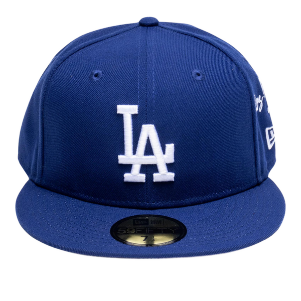 NEW ERA - Accessories - LA Dodgers Team Verbiage Fitted - Royal Blue/White