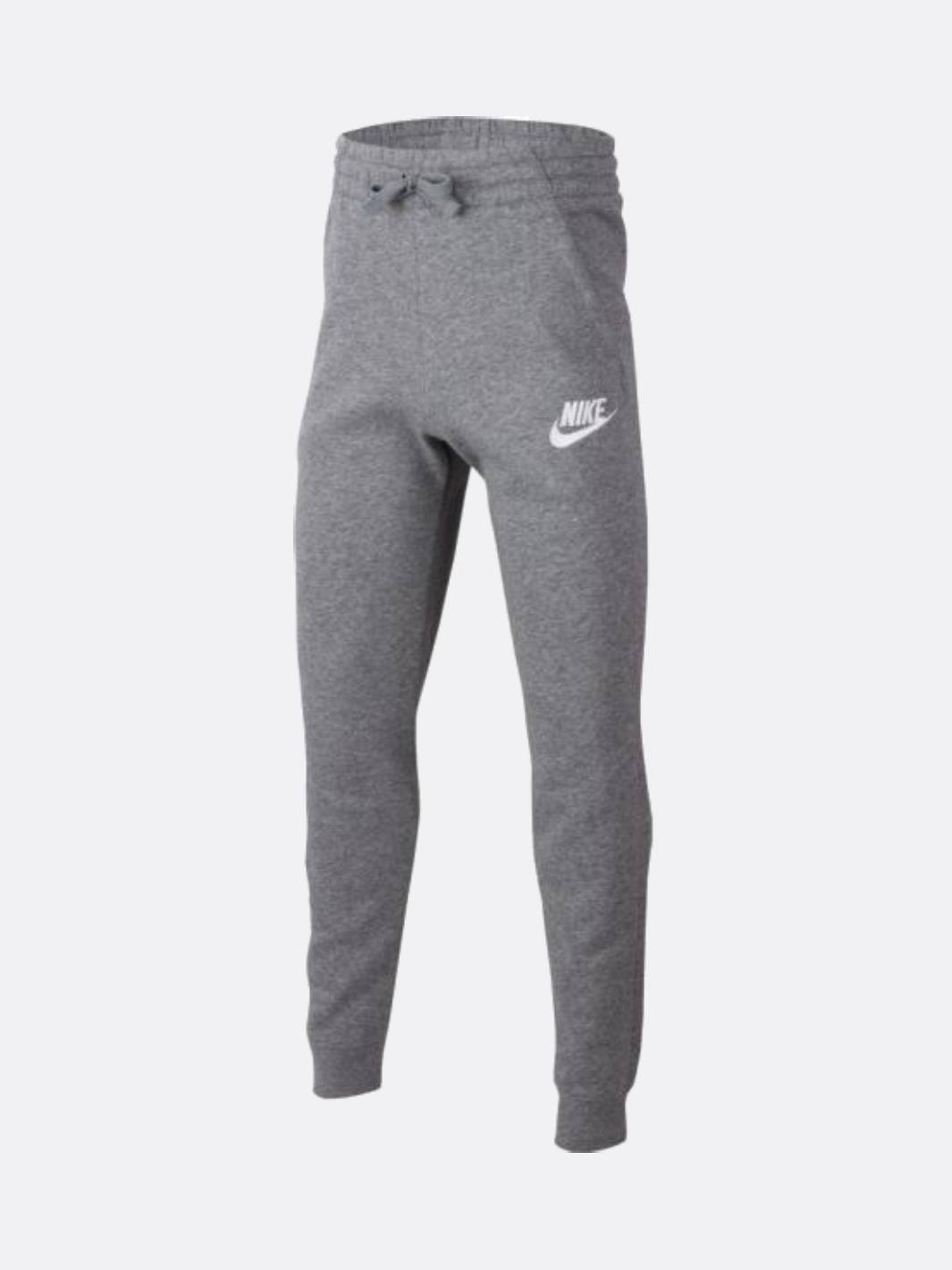 Nike Boy Jogger Pant Carbon Heather/Cool Grey/White