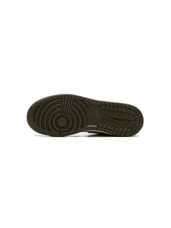 Jordan - Boy - GS Air Jordan 1 Low - Black/White/Medium Olive
