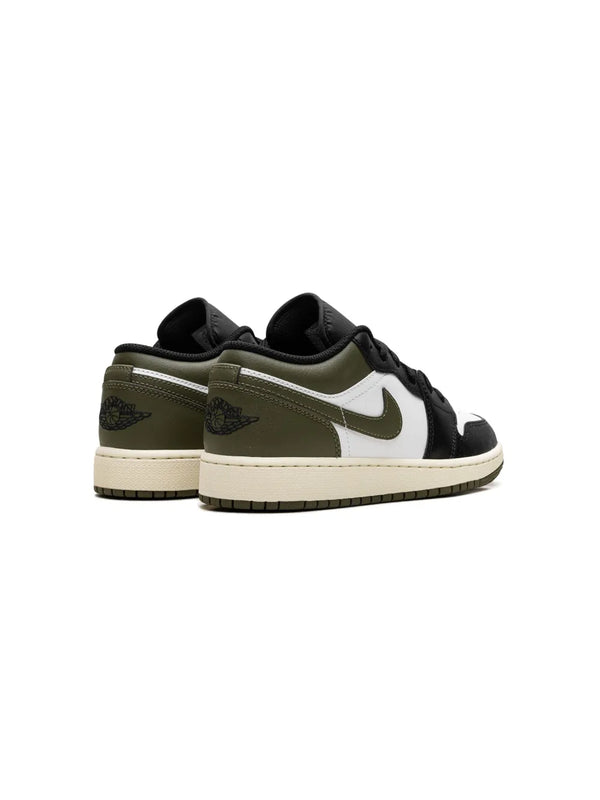 Jordan - Boy - GS Air Jordan 1 Low - Black/White/Medium Olive