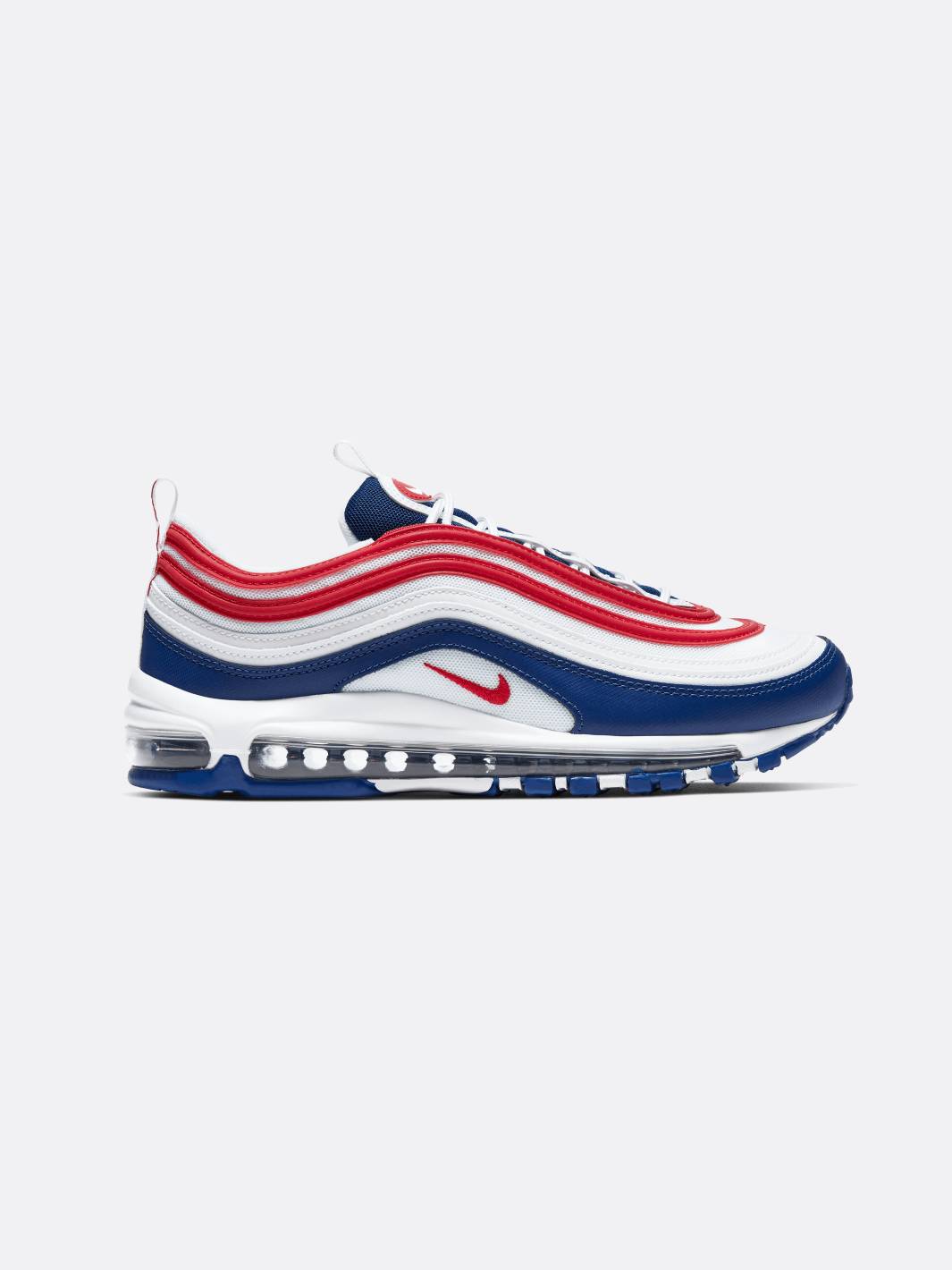 Nike Air Max 97 Red White Blue Nike Men Air Max 97 White/Deep
