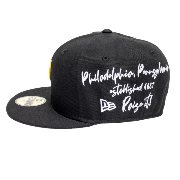 NEW ERA - Accessories - Pittsburg Pirates Team Verbiage Fitted - Black/Yellow