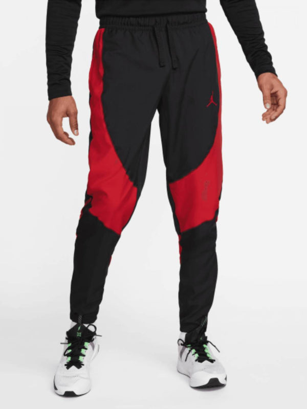 Jordan - Men - Dri-FIT Woven Pants - Black/Gym Red