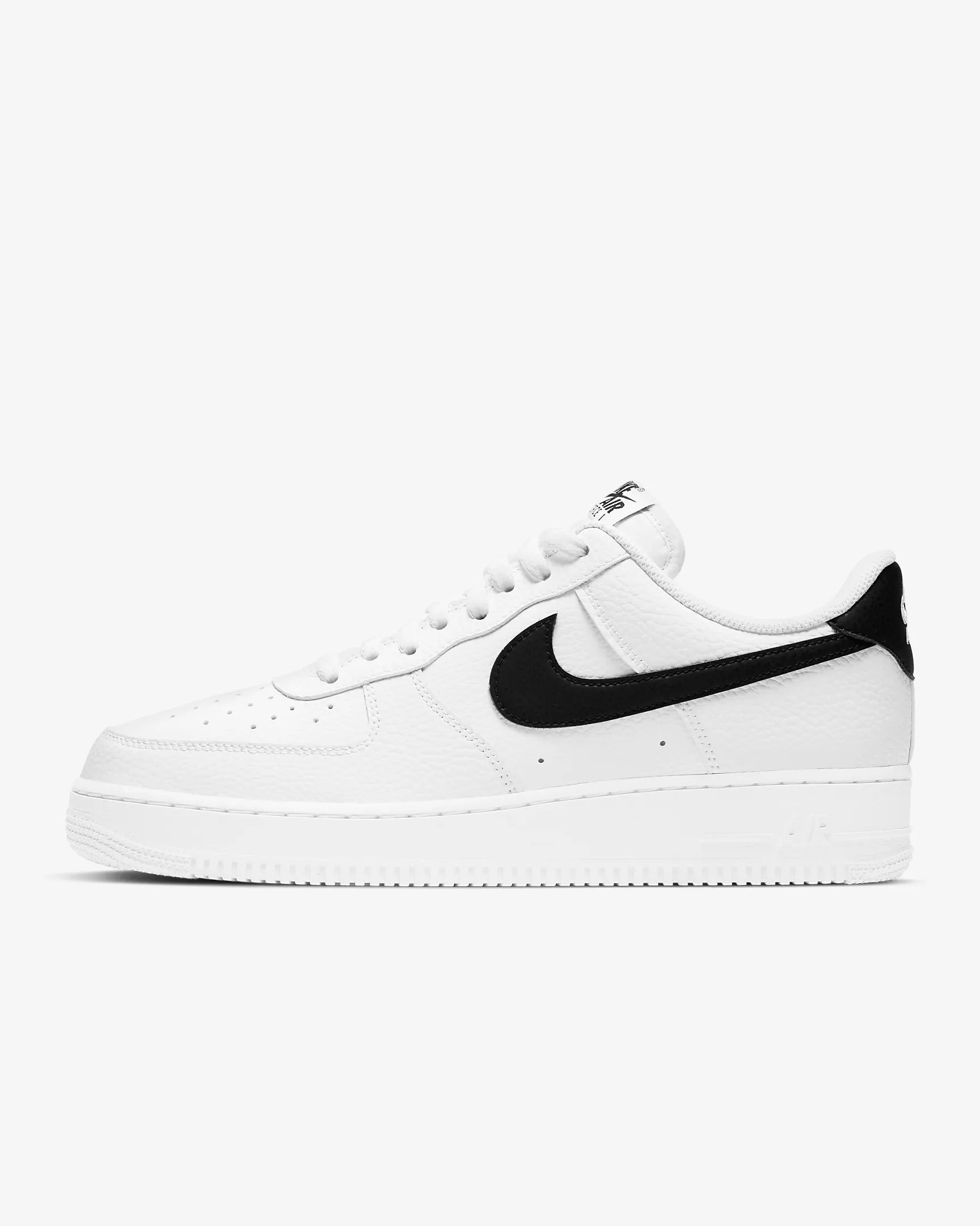 White and black air top force 1