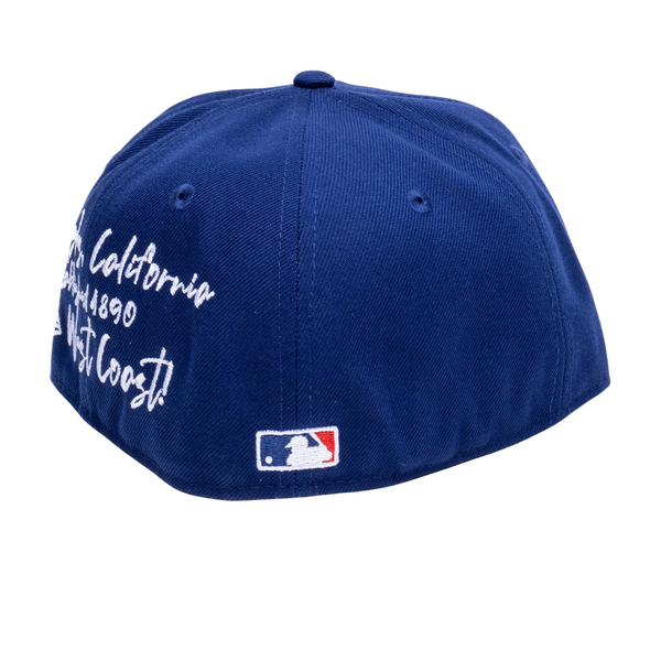 NEW ERA - Accessories - LA Dodgers Team Verbiage Fitted - Royal Blue/White