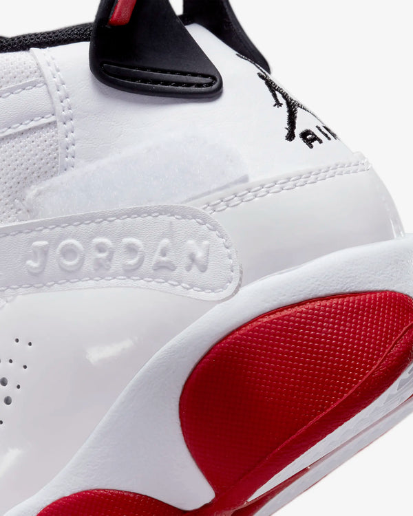 Jordan - Boy - GS 6 Rings - White/University Red/Black - Nohble