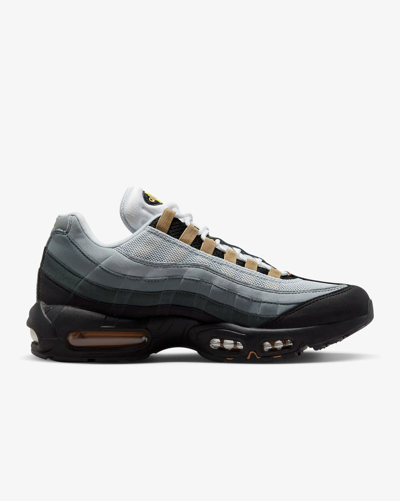 Nike - Men - Air Max 95 - White/Yellow Strike/Wolf Grey - Nohble