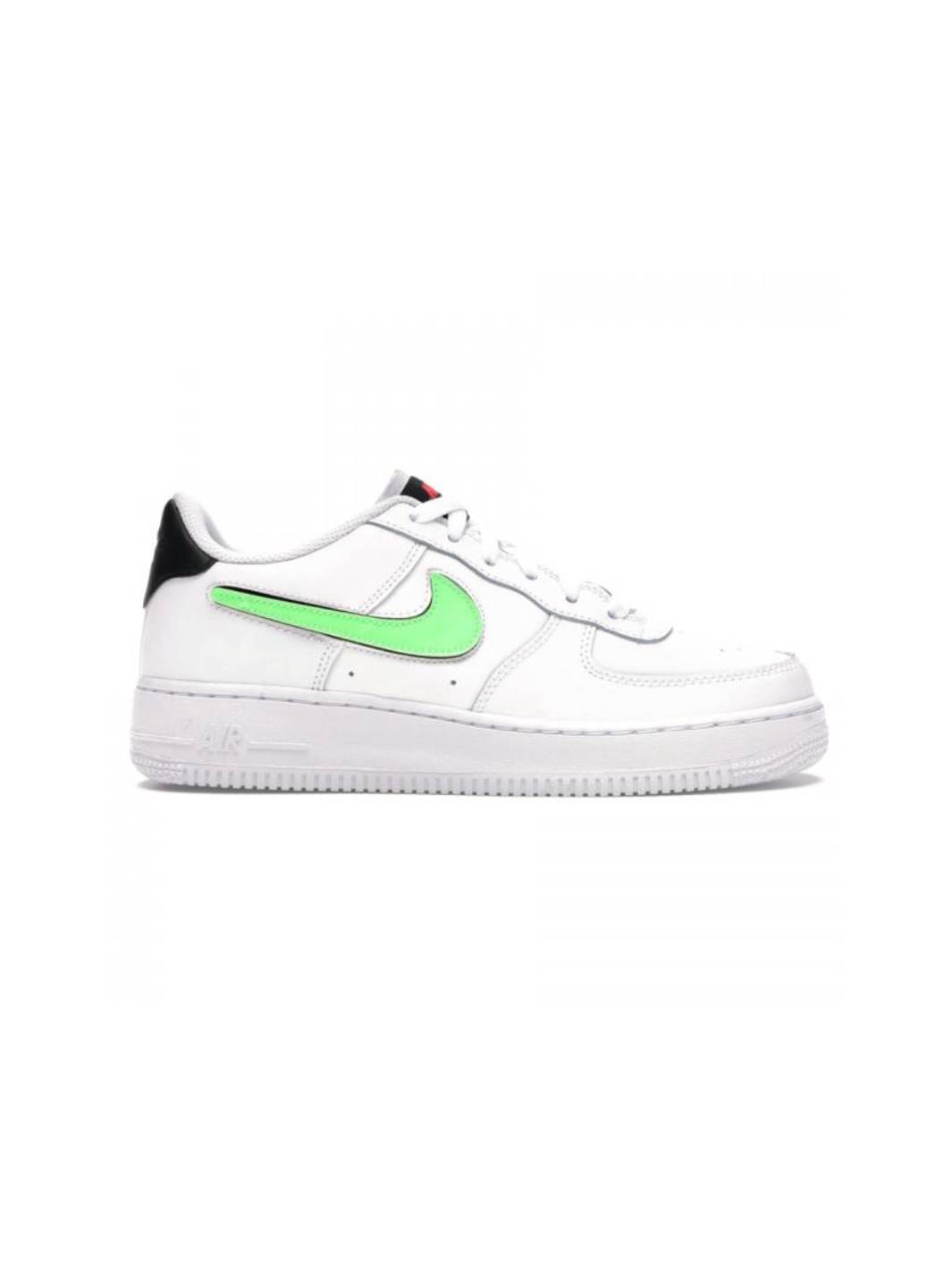Nike Air Force 1 LV8 3 (GS) Shoes Size 4Y White/Black Strike Style