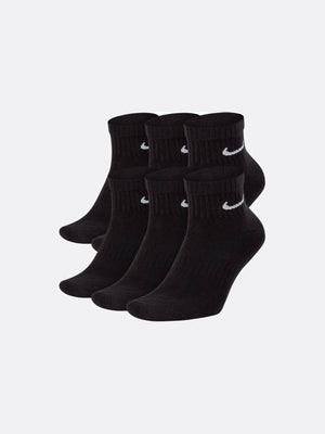 Nike - Accessories  - Everyday Cushion Ankle 6pk - Black/White