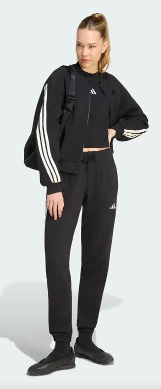 adidas - Women - Essential 3-Stripes Baby Tee - Black