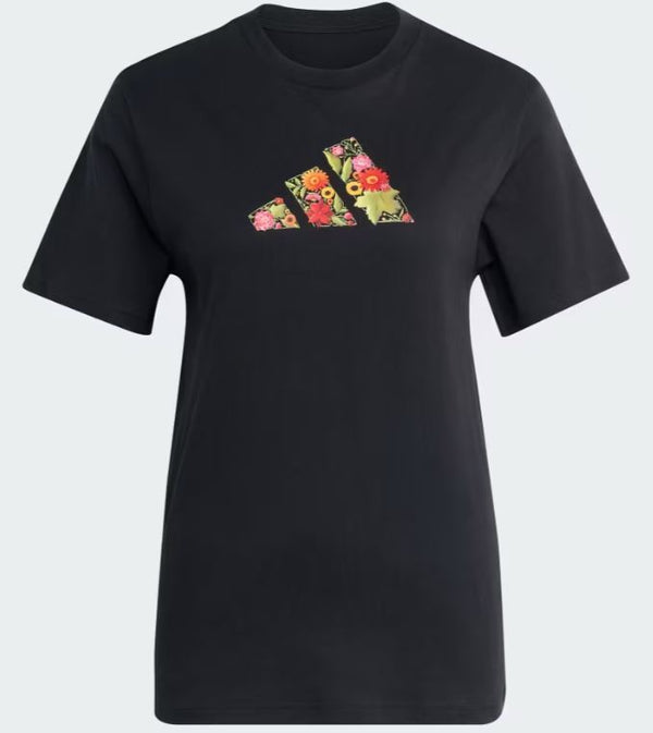 adidas - Women - Floral Graphic Tee - Black