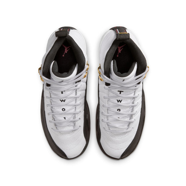 Jordan - Boy - GS Retro 12 - White/Black/Taxi