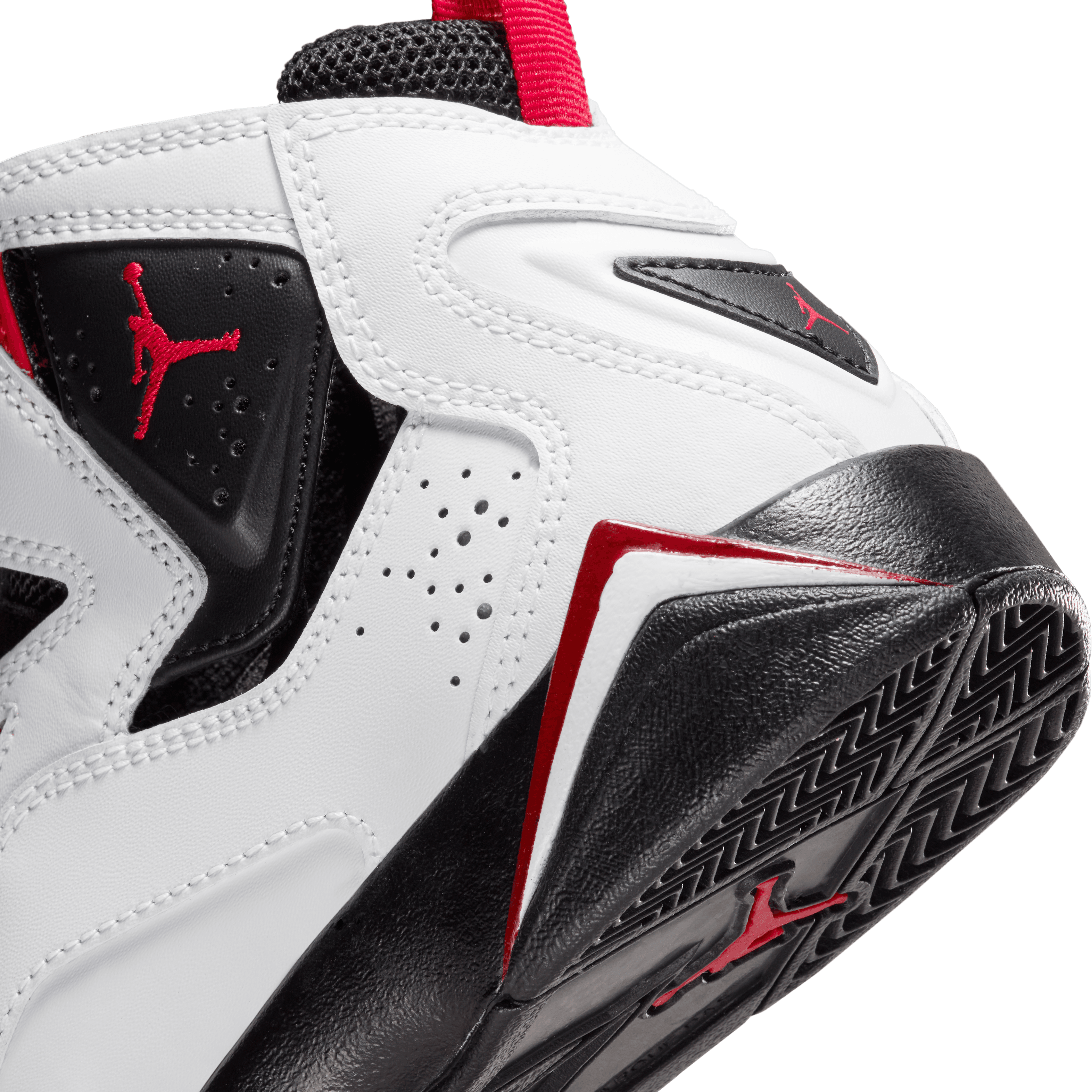 Jordan Boy GS True Flight White Black Varisty Red Nohble