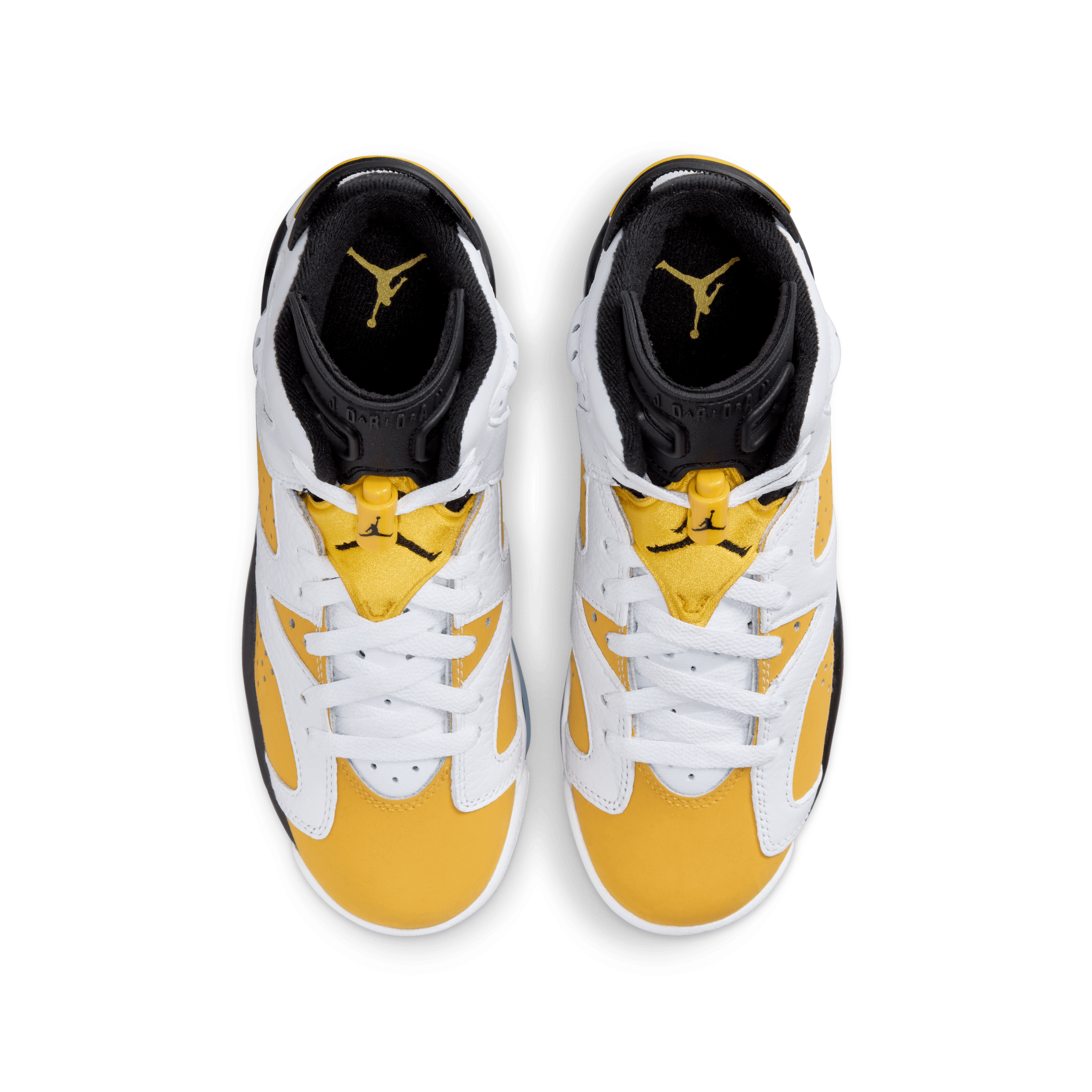 White yellow 2024 and black jordans