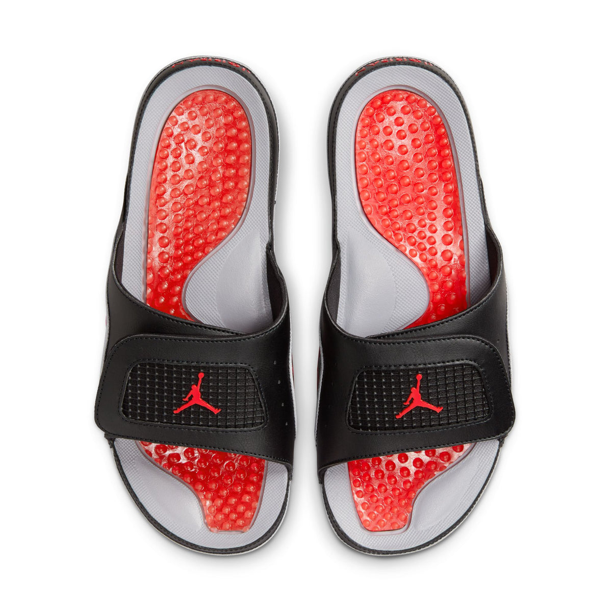 Jordan - Men - Retro Hydro 4 - Black/Fire Red/Cement Grey – Nohble