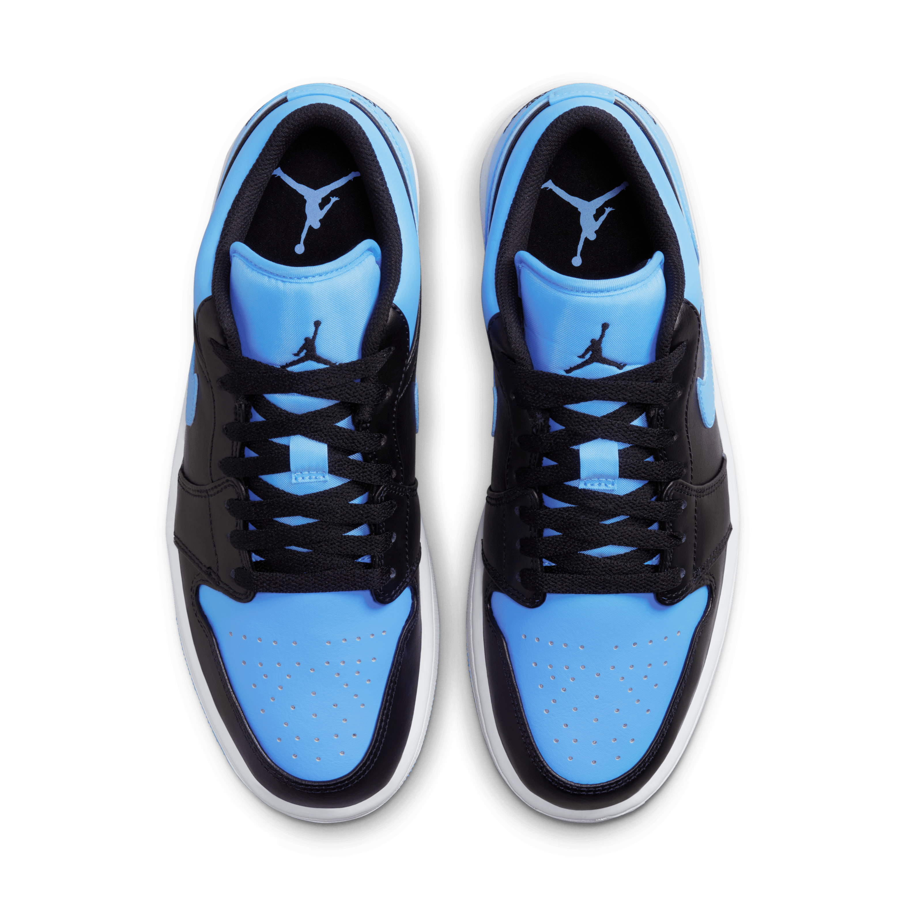 Jordan - Men - Air Jordan 1 Low - Black/University Blue/White – Nohble Jordan - Men - Air Jordan 1 Low - Black/University Blue/White – Nohble