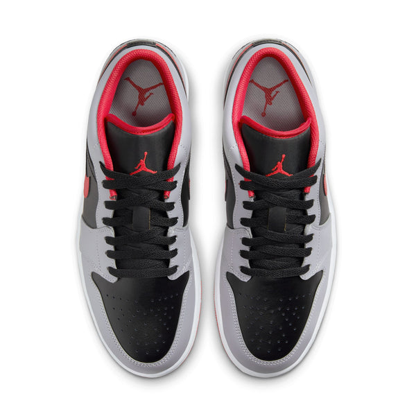 Jordan - Men - Air Jordan 1 Low - Black/Fire Red/White