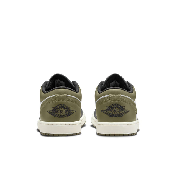 Jordan - Men - Air Jordan 1 Low - Black/White/Medium Olive