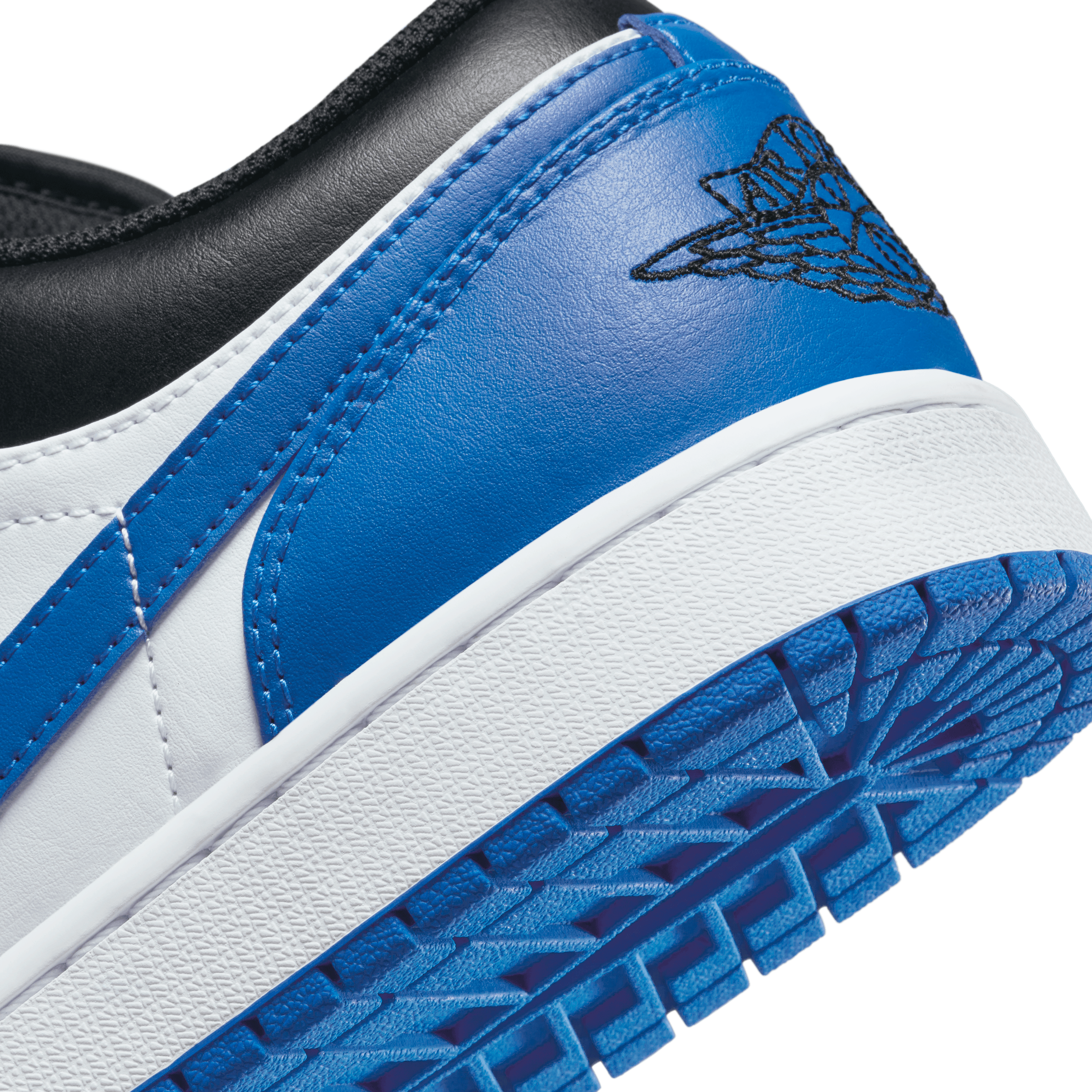Jordan - Men - Air Jordan 1 Low - White/Royal Blue/Black Jordan - Men - Air Jordan 1 Low - White/Royal Blue/Black
