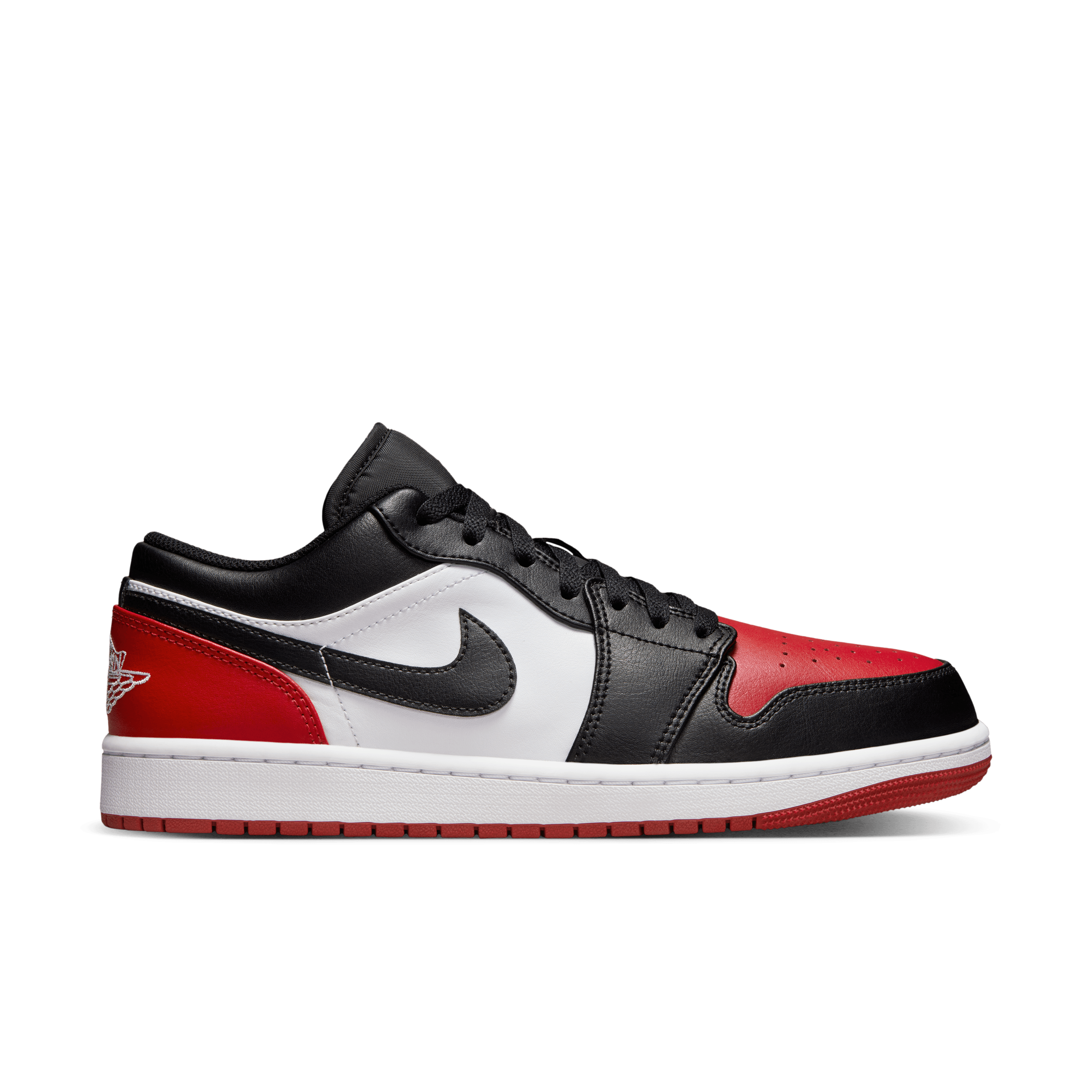 Jordan - Men - Air Jordan 1 Low - White/Black/Varsity Red – Nohble Jordan - Men - Air Jordan 1 Low - White/Black/Varsity Red – Nohble