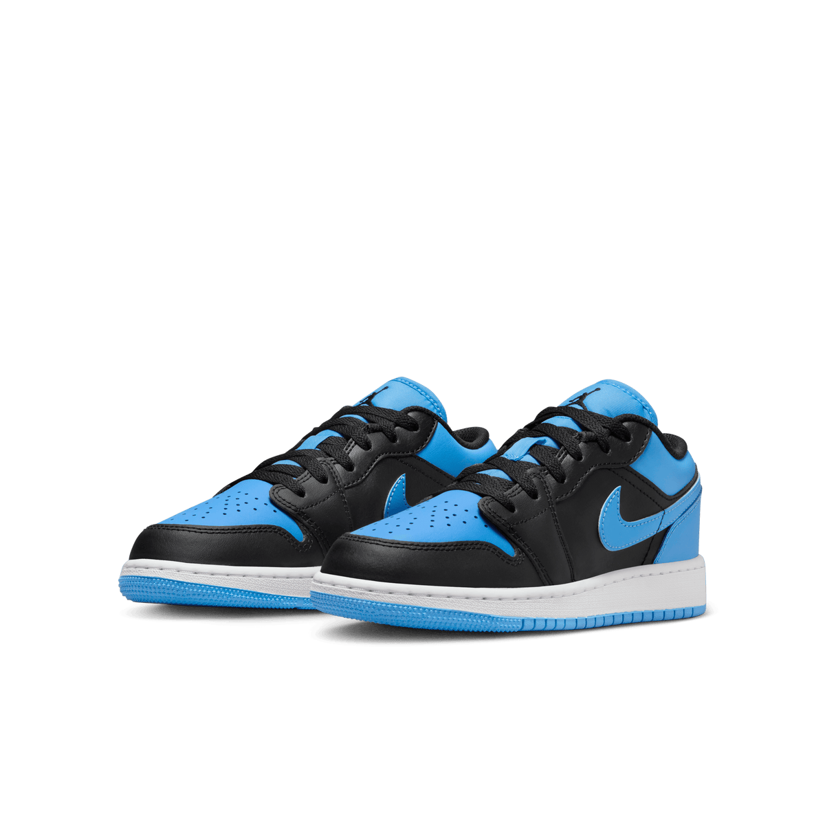 Jordan - Boy - GS Air Jordan 1 Low - Black/University Blue/White – Nohble