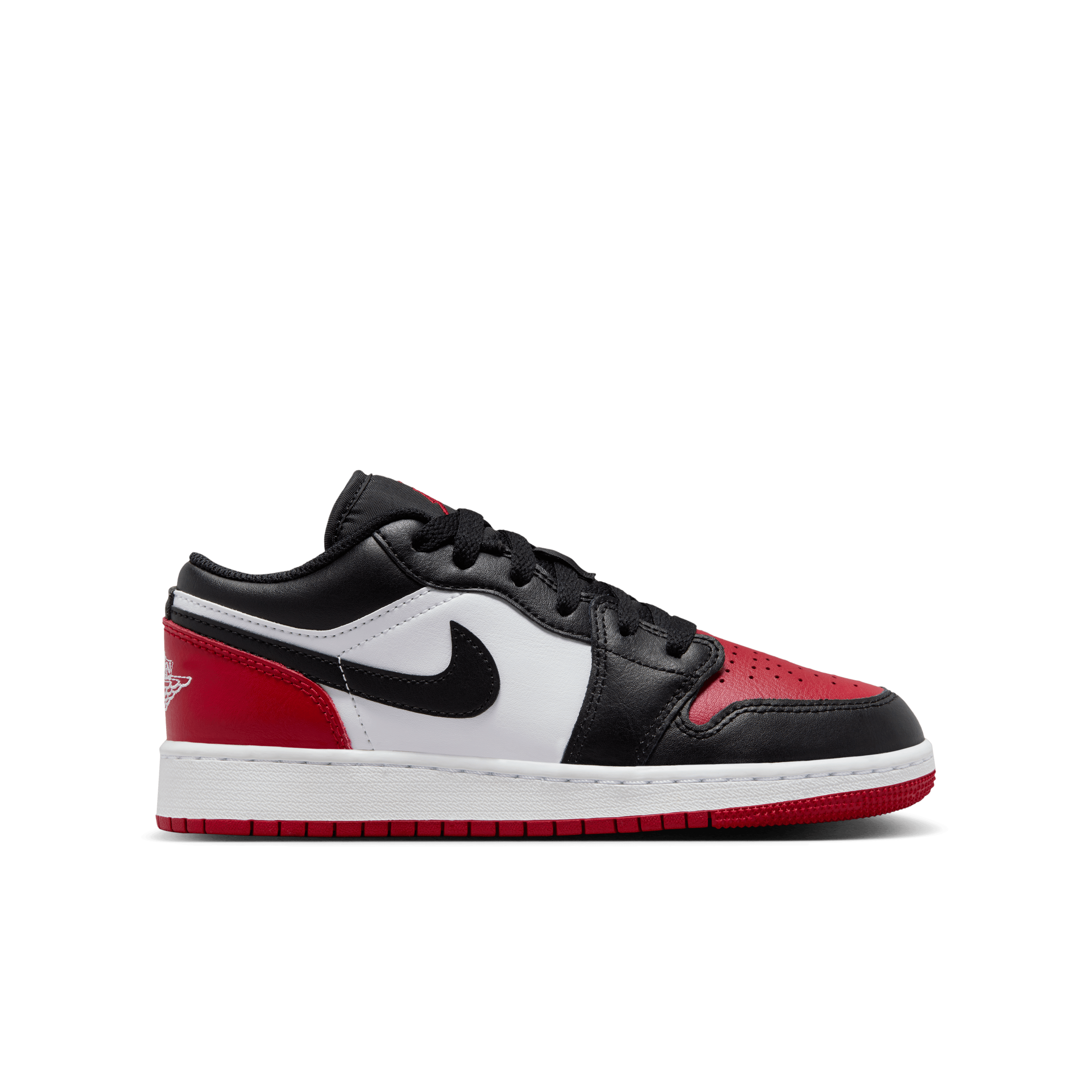 Jordan - Boy - GS Air Jordan 1 Low - White/Black/Varsity Red – Nohble Jordan - Boy - GS Air Jordan 1 Low - White/Black/Varsity Red – Nohble
