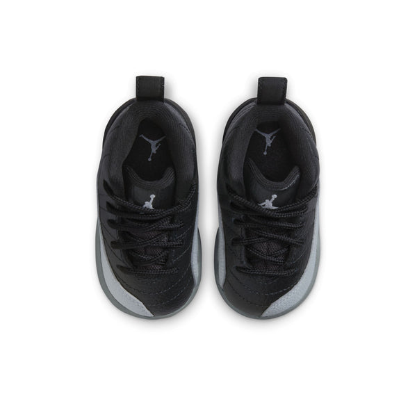 Jordan - Boy - TD Jordan 12 Retro - Black/Wolf Grey/White