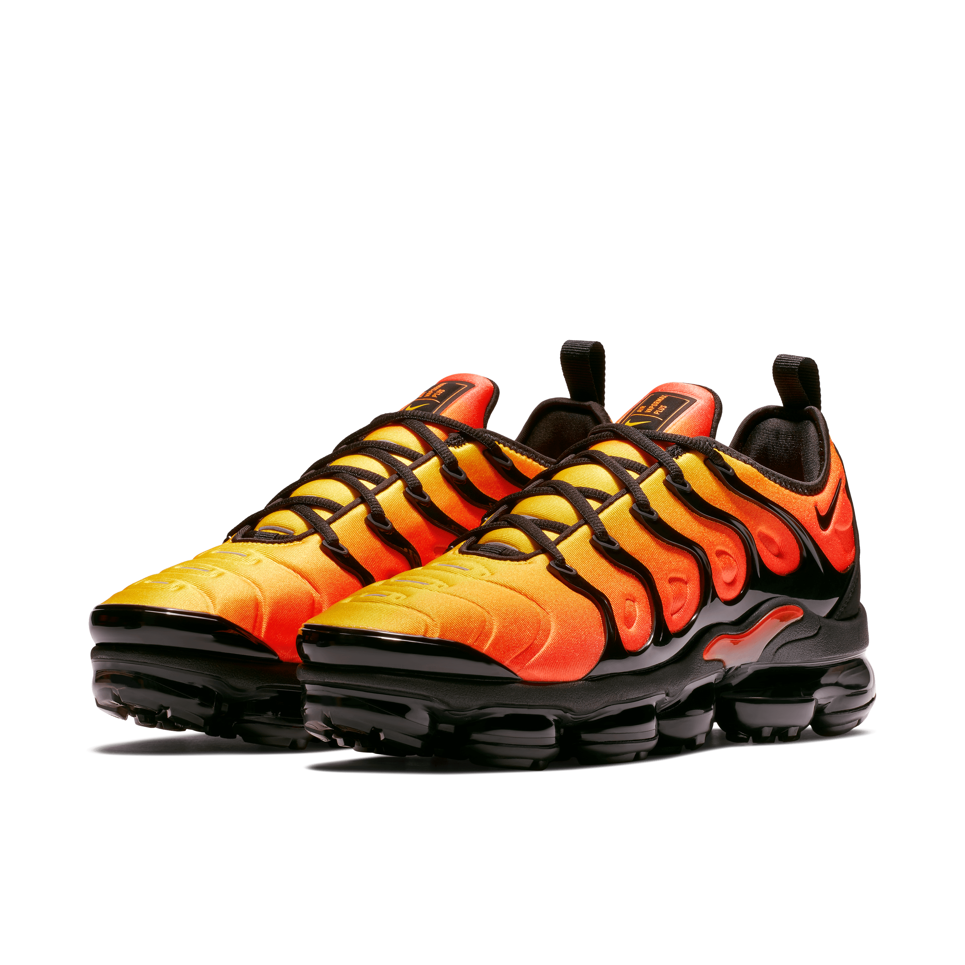 Vapormax orange and hot sale black