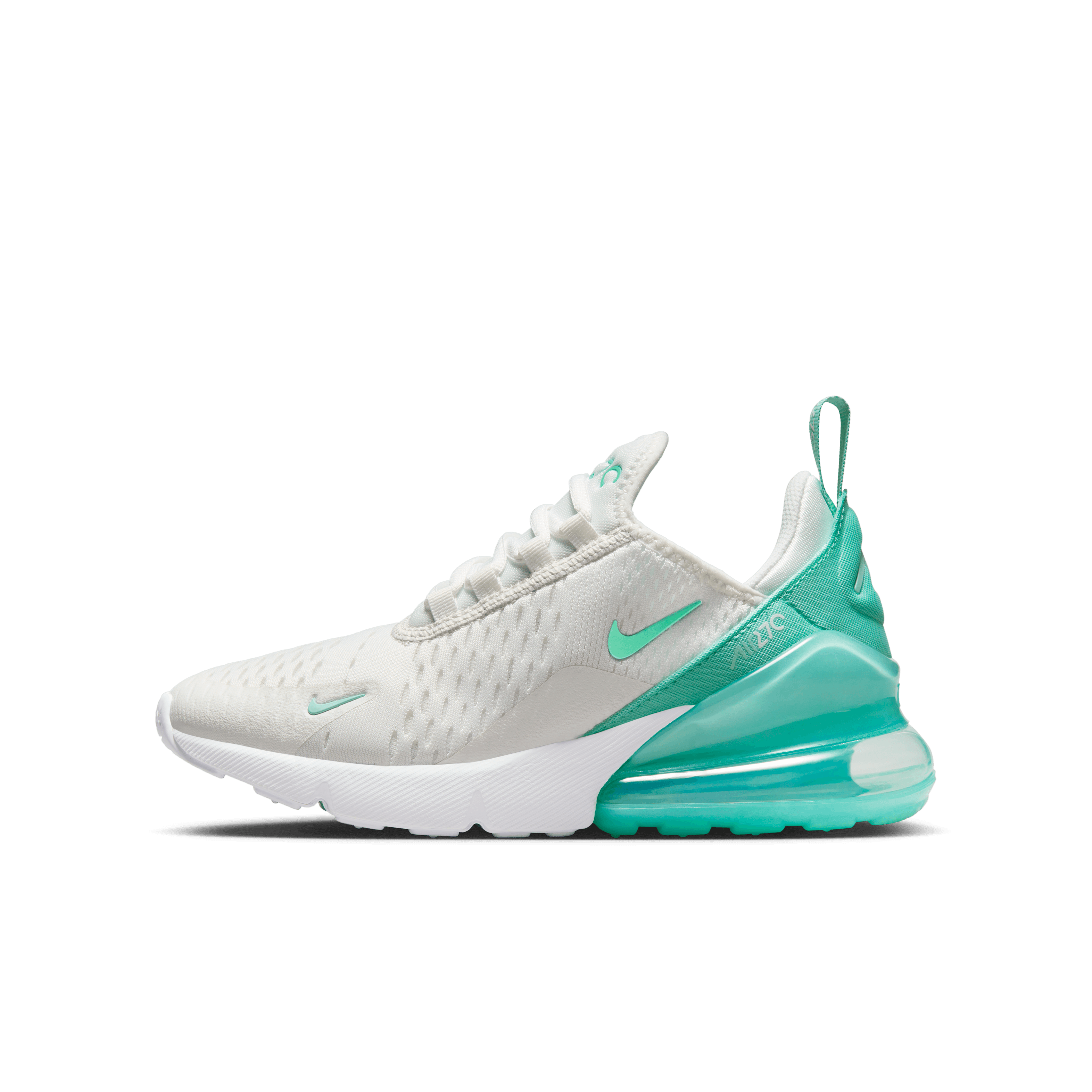 Nike Boy PS Air Max 270 Summit White Emerald Nohble