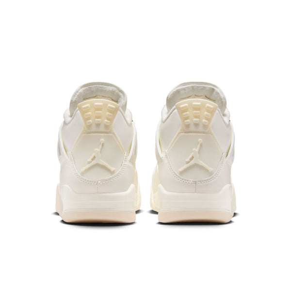 Jordan - Women - Retro 4 - Sail/Metallic Gold/Black