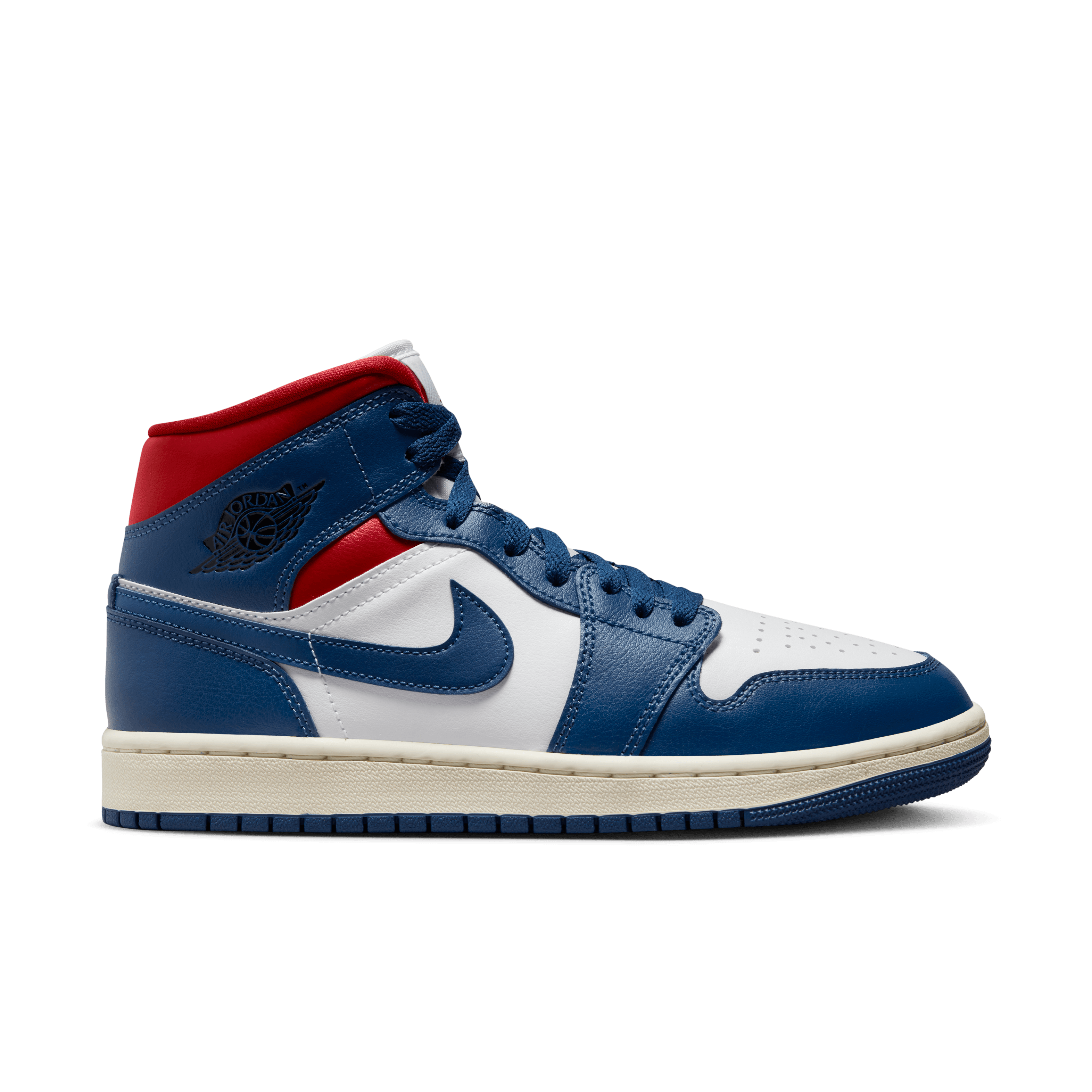Nike air jordan red white and blue sales
