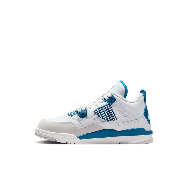 Jordan - Boy - PS Retro 4 - Off White/Military Blue/Grey