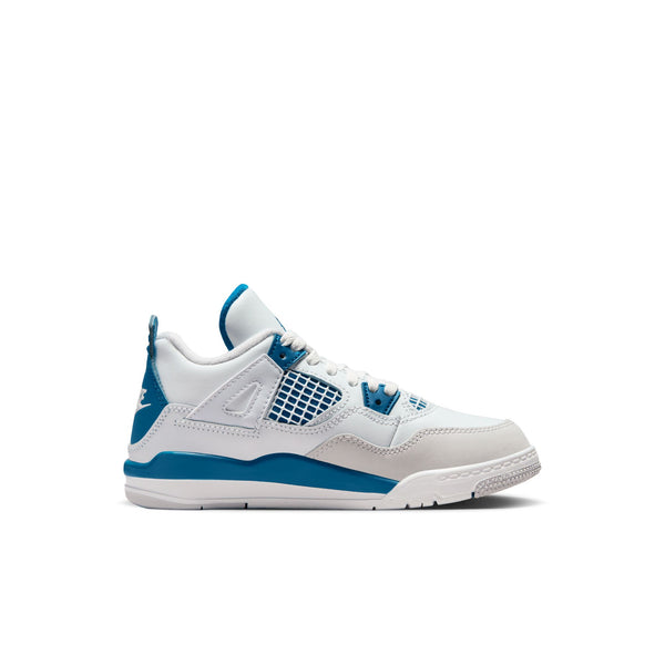 Jordan - Boy - PS Retro 4 - Off White/Military Blue/Grey