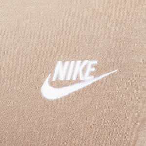 Nike - Men - Club Pullover Hoodie - Khaki/White