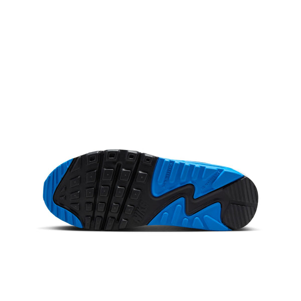 Nike - Boy - Nike Air Max 90 LTR - White/Black/Photo Blue/Platinum