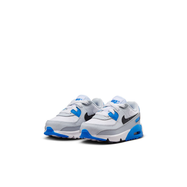 Nike - Boy - Nike Air Max 90 LTR - White/Black/Photo Blue/Platinum