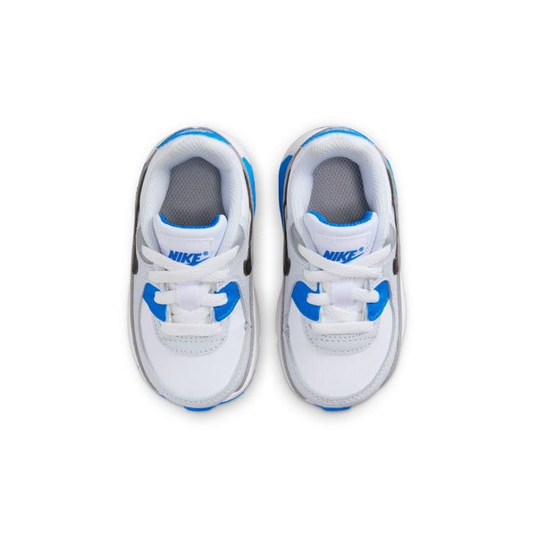 Nike - Boy - Nike Air Max 90 LTR - White/Black/Photo Blue/Platinum