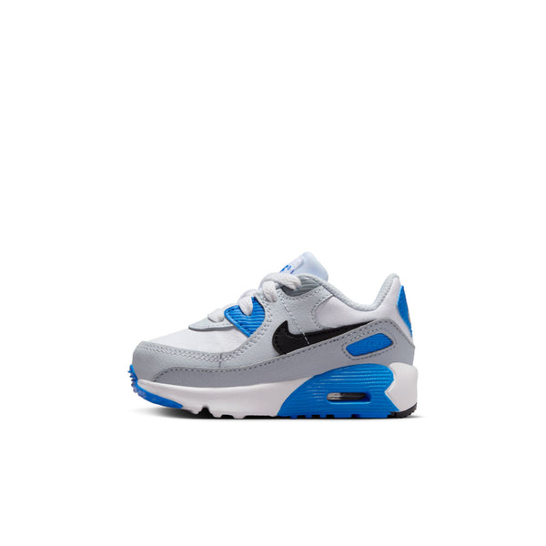 Nike - Boy - Nike Air Max 90 LTR - White/Black/Photo Blue/Platinum