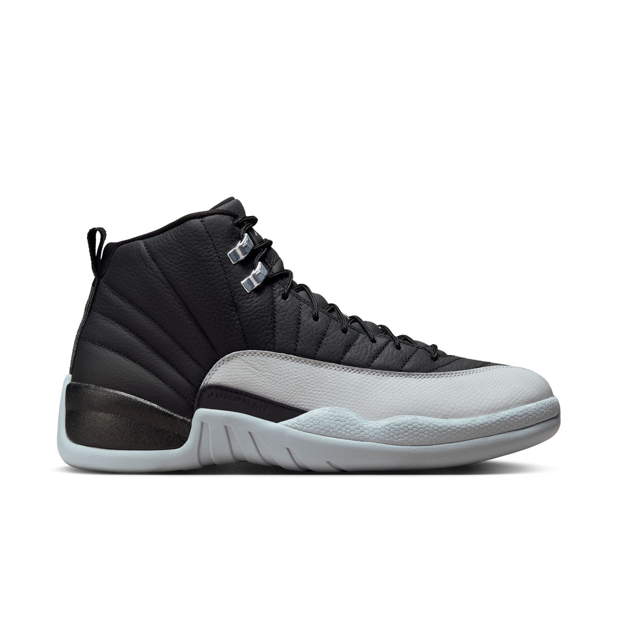 Jordan Air‎ Jordan 12 Retro White Dark Grey Leather Basketball Sneaker Men\'s Jordan 12 Retro  main image 4