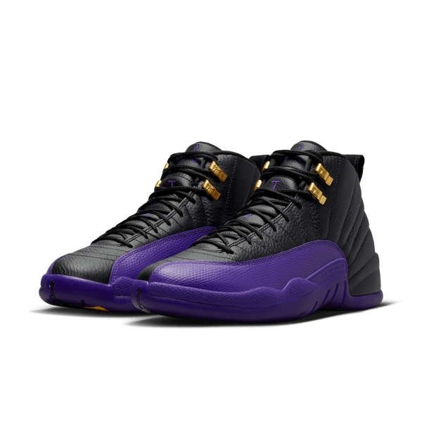 Jordan - Men - Air Jordan 12 Retro - Black/Purple/Metallic Gold