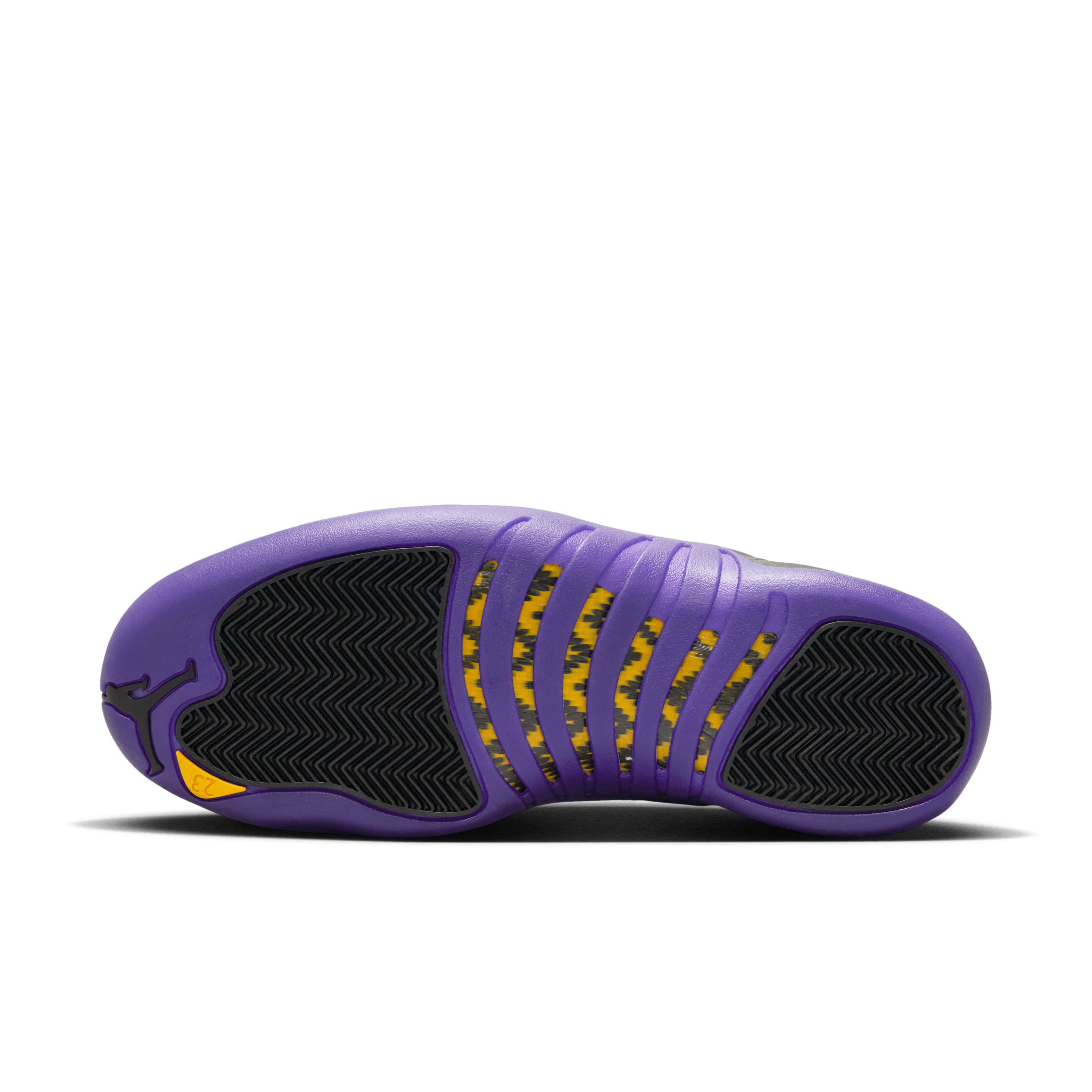 Jordan Boy GS Retro 12 Black Purple Metallic Gold Nohble