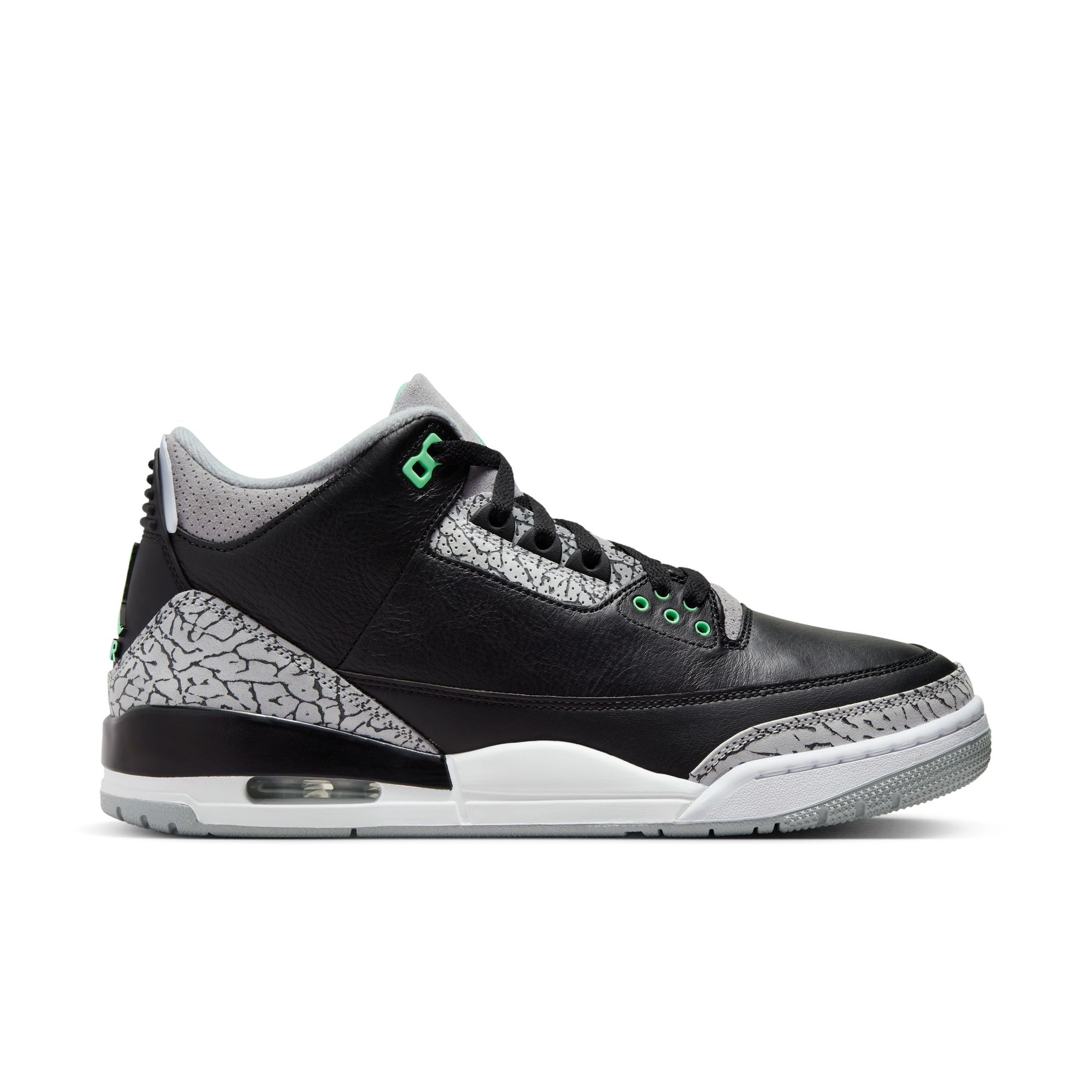 Jordan Men Retro Black/Green/Grey/White