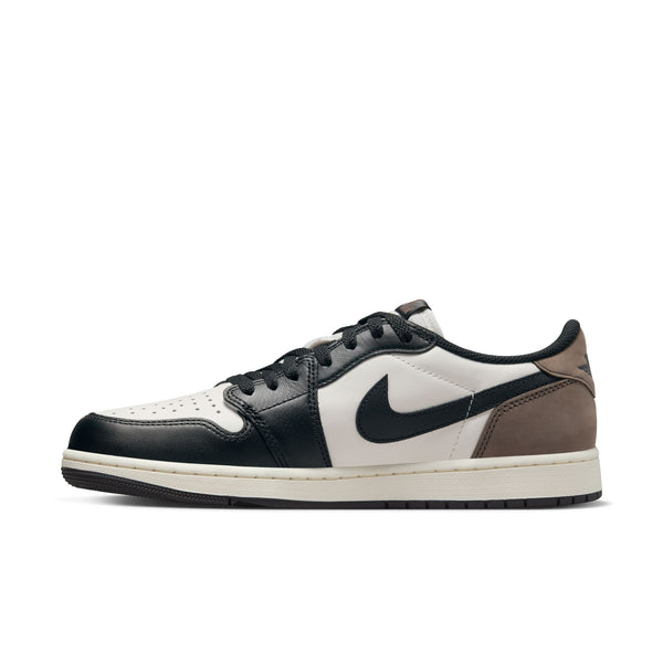 Jordan - Men - Air Jordan 1 Low OG - White/Black/Dark Mocha